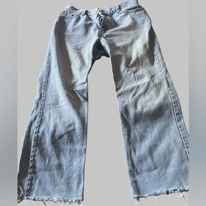 Women’s Levi's 517 Bootcut Light Blue Cropped Jeans - Size 12